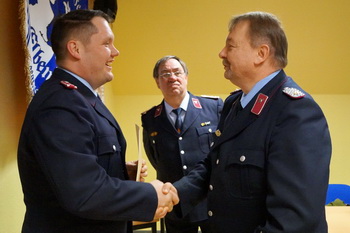 Auszeichnungen bei der Feuerwehr Elbenau