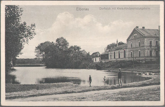 Dorfteich (Liesekuhle) und Kinderheim