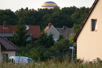 Ballon über Elbenau