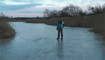 Eis auf der Alten Elbe