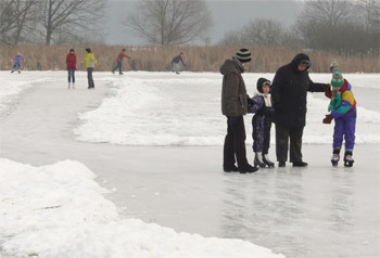 Eislaufen auf der Liesekuhle