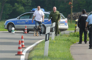 Toter an der Straße nach Plötzky