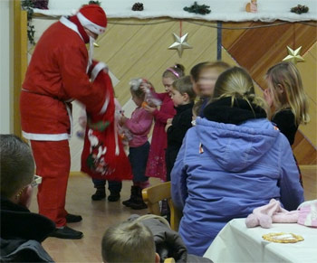 Weihnachtsmann in Elbenau