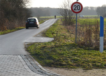 Straße nach Ranies