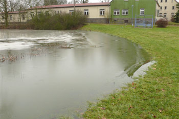 viel Wasser in der Liesekuhle