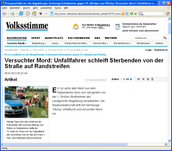 Volksstimme-Bericht vom 09.03.2012