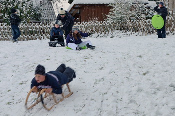 Schnee in Elbenau