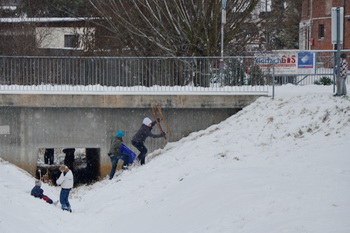 Schnee in Elbenau