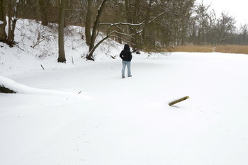 Eis auf der Alten Elbe