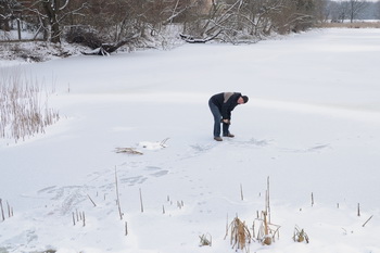 Messung der Eisdicke