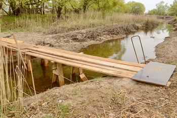 Steg an der Haberlandbrücke