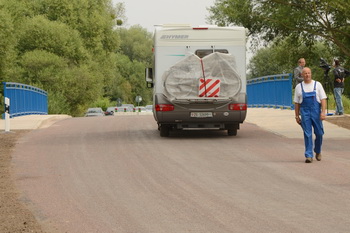 Eröffnung Haberlandbrücke, Fahrzeuge