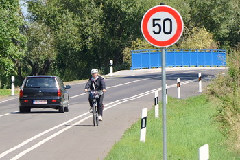 Haberlandbrücke 50 km/h