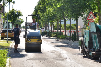 Straßenbau in Elbenau