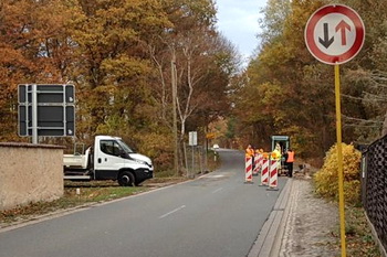 Bauarbeiten an Lausch' Brücke