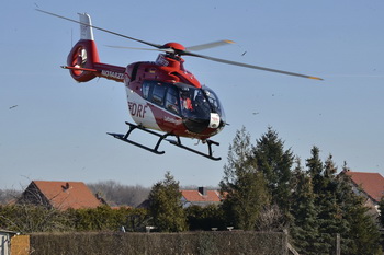 Rettungshubschrauber in Elbenau