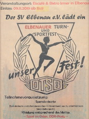 Plakat Elbenauer Turn- und Sportfest