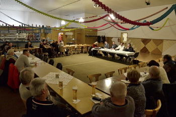 Einwohnerversammlung in Elbenau, Gäste
