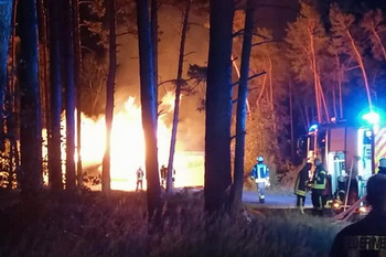 Feuerwehreinsatz im Wald