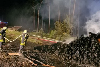 Feuerwehreinsatz im Wald