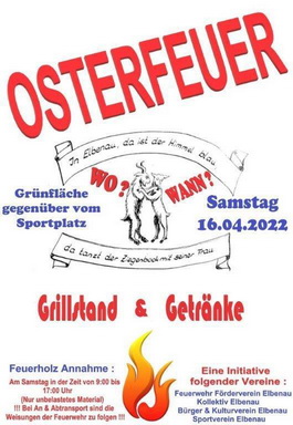 Flyer Osterfeuer