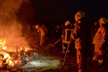 Am Elbenauer Osterfeuer