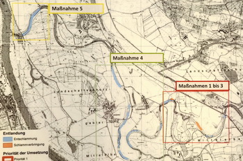 Karte 1 zum Naturschutzvorhaben an der Alten Elbe