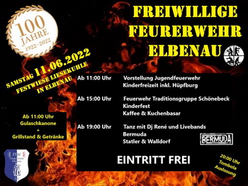 Einladung Feuerwehrfest