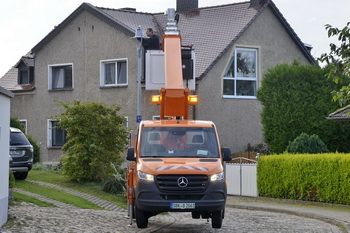 Austausch von Straßenlampen in Elbenau