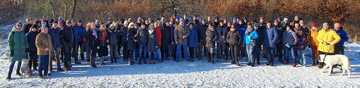 Gruppenfoto der Teilnehmer der Wanderung