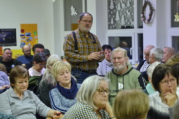 Einwohnerversammlung in der Elbenauer Waldschule