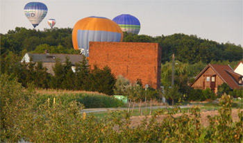 Ballons über Elbenau