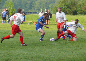 Fußballspiel Elbenau - Grünewalde