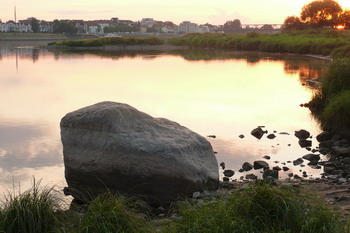 Hungerstein auf dem Trockenen