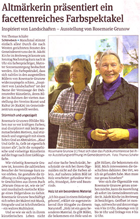 Vernissage Rosemarie Grunow