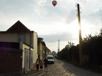 Ballon über Elbenau