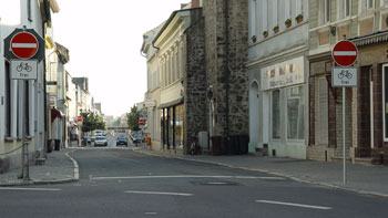 Radfahrer frei im Salztor