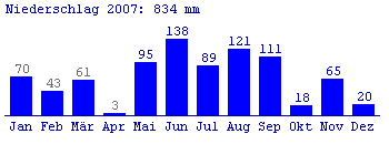 Niederschlag 2007