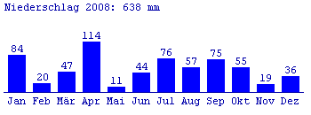 Niederschlag 2008