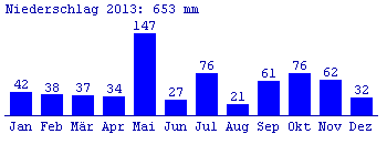 Niederschlag 2013