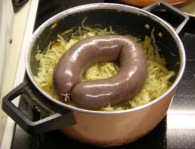 Sauerkraut und Lose Wurst